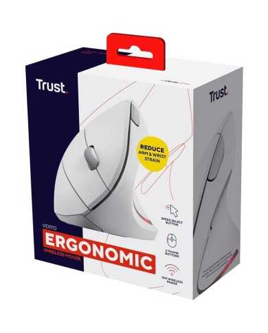 RATON TRUST VERTO WIRELESS ERGONOMIC WHITE RATON TRUST VERTO WIRELESS ERGONOMIC WHITE