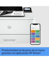 IMPRESORA HP LASERJET PRO LASER MONOCROMO 4002DW WIFI DUPLEX WHITE