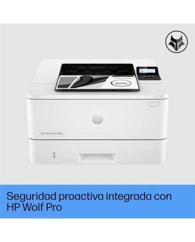 IMPRESORA HP LASERJET PRO LASER MONOCROMO 4002DW WIFI DUPLEX WHITE