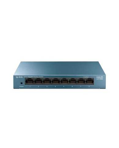 SWITCH TP-LINK GIGABIT 8 PUERTOS LS108G METALICO