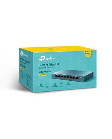 SWITCH TP-LINK GIGABIT 8 PUERTOS LS108G METALICO SWITCH TP-LINK GIGABIT 8 PUERTOS LS108G METALICO