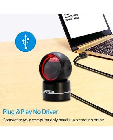 LECTOR AVPOS CODIGOS AVPOS M680 SOBREMESA USB 1D +2D + QR LECTOR AVPOS CODIGOS AVPOS M680 SOBREMESA USB 1D +2D + QR