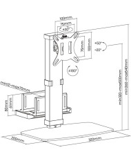 SOPORTE DE MESA TV/MONITOR/MINI PC AISENS 17-32 1 BRAZO 8KG BLACK SOPORTE DE MESA TV/MONITOR/MINI PC AISENS 17-32 1 BRAZO 8KG BLACK