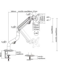 SOPORTE TV MONITOR AISENS 17-32 8KG INCLINABLE/GIRATORIO