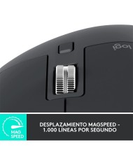 RATON LOGITECH MX MASTER 3S WIRELESS 8000DPI 7 BOTONES BLACK