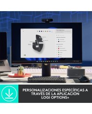 RATON LOGITECH MX MASTER 3S WIRELESS 8000DPI 7 BOTONES BLACK