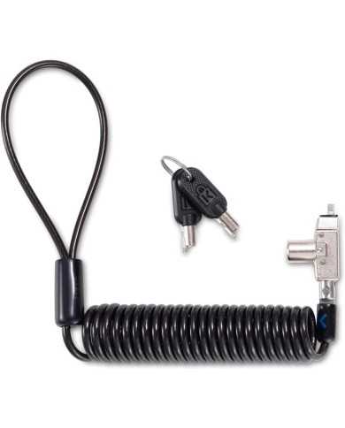 CABLE SEGURIDAD KENSINGTON PORTATIL WEDGE CON LLAVE CABLE SEGURIDAD KENSINGTON PORTATIL WEDGE CON LLAVE
