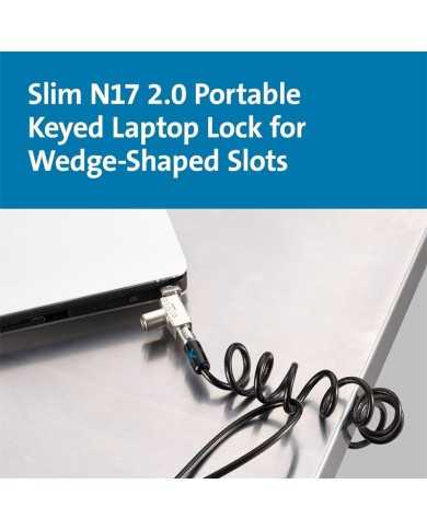 CABLE SEGURIDAD KENSINGTON PORTATIL WEDGE CON LLAVE CABLE SEGURIDAD KENSINGTON PORTATIL WEDGE CON LLAVE