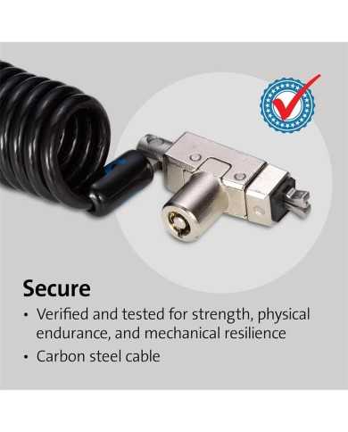 CABLE SEGURIDAD KENSINGTON PORTATIL WEDGE CON LLAVE CABLE SEGURIDAD KENSINGTON PORTATIL WEDGE CON LLAVE