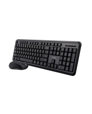 TECLADO + RATON TRUST TKM-360 WIRELESS SILENT BLACK TECLADO + RATON TRUST TKM-360 WIRELESS SILENT BLACK
