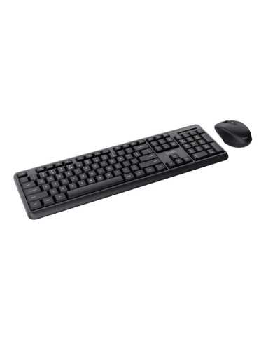 TECLADO + RATON TRUST TKM-360 WIRELESS SILENT BLACK