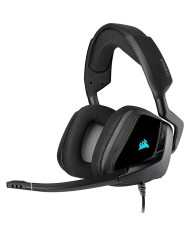 AURICULARES + MICROFONO CORSAIR VOID USB ELITE GAMING HEADSET RGB 7.1 BLACK
