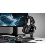 AURICULARES + MICROFONO CORSAIR VOID USB ELITE GAMING HEADSET RGB 7.1 BLACK