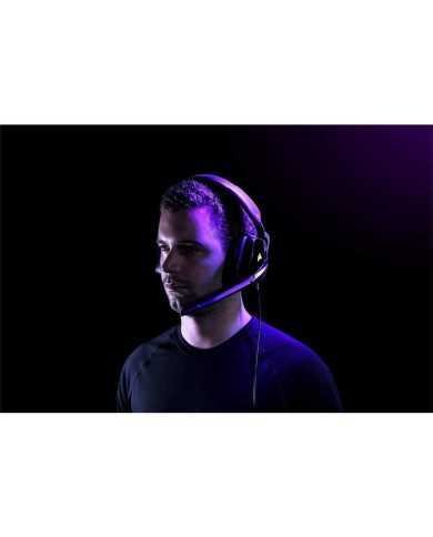 AURICULARES + MICROFONO CORSAIR VOID USB ELITE GAMING HEADSET RGB 7.1 BLACK