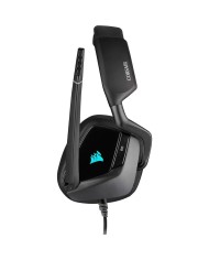 AURICULARES + MICROFONO CORSAIR VOID USB ELITE GAMING HEADSET RGB 7.1 BLACK