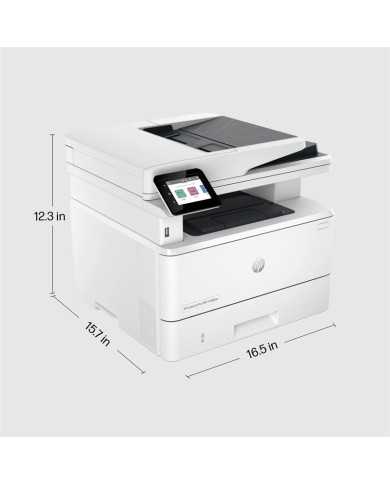 IMPRESORA MFP HP LASER MONOCROMO LASERJET PRO 4102FDN WIFI DUPLEX WHITE