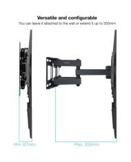 SOPORTE TV MONITOR TOOQ 37-80 40KG INCLINABLE/GIRATORIO BLACK SOPORTE TV MONITOR TOOQ 37-80 40KG INCLINABLE/GIRATORIO BLACK