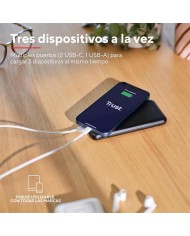 POWERBANK TRUST REDOH 10000MAH USB-A + X2 USB-C BLACK
