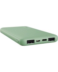 POWERBANK TRUST PRIMO SLIM 10000MAH X2 USB-A + USB-C + MICRO-USB ECO GREEN POWERBANK TRUST PRIMO SLIM 10000MAH X2 USB-A + USB-C + MICRO-USB ECO GREEN