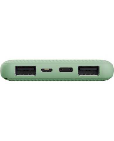 POWERBANK TRUST PRIMO SLIM 10000MAH X2 USB-A + USB-C + MICRO-USB ECO GREEN POWERBANK TRUST PRIMO SLIM 10000MAH X2 USB-A + USB-C + MICRO-USB ECO GREEN