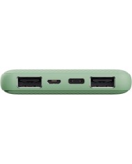 POWERBANK TRUST PRIMO SLIM 10000MAH X2 USB-A + USB-C + MICRO-USB ECO GREEN POWERBANK TRUST PRIMO SLIM 10000MAH X2 USB-A + USB-C + MICRO-USB ECO GREEN