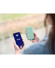 POWERBANK TRUST PRIMO SLIM 10000MAH X2 USB-A + USB-C + MICRO-USB ECO GREEN POWERBANK TRUST PRIMO SLIM 10000MAH X2 USB-A + USB-C + MICRO-USB ECO GREEN