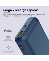 POWERBANK TRUST REDOH 20000MAH USB-A + X2 USB-C BLUE POWERBANK TRUST REDOH 20000MAH USB-A + X2 USB-C BLUE