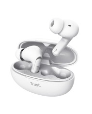 AURICULARES TRUST YAVI EARBUDS ENC BLUETOOTH WIRELESS WHITE AURICULARES TRUST YAVI EARBUDS ENC BLUETOOTH WIRELESS WHITE