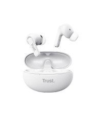 AURICULARES TRUST YAVI EARBUDS ENC BLUETOOTH WIRELESS WHITE AURICULARES TRUST YAVI EARBUDS ENC BLUETOOTH WIRELESS WHITE
