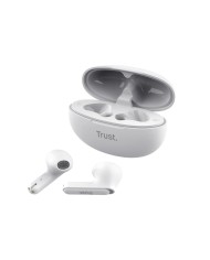 AURICULARES TRUST YAVI EARPHONES ENC BLUETOOTH WIRELESS WHITE AURICULARES TRUST YAVI EARPHONES ENC BLUETOOTH WIRELESS WHITE