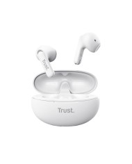 AURICULARES TRUST YAVI EARPHONES ENC BLUETOOTH WIRELESS WHITE AURICULARES TRUST YAVI EARPHONES ENC BLUETOOTH WIRELESS WHITE