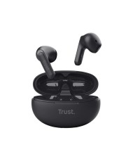 AURICULARES TRUST YAVI EARPHONES ENC BLUETOOTH WIRELESS BLACK