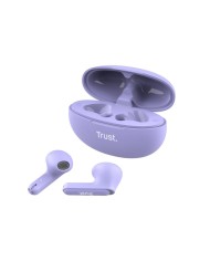 AURICULARES TRUST YAVI EARPHONES ENC BLUETOOTH WIRELESS PURPLE