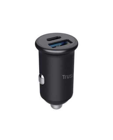 CARGADOR COCHE SMARTPHONE TRUST MAXO PD 38W USB-A USB-C BLACK