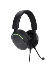 AURICULARES + MICROFONO TRUST GAMING RGB GXT 490 FAYZO HEADSET 7.1 BLACK