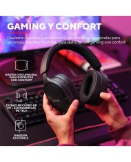 AURICULARES + MICROFONO TRUST GAMING GXT 489 FAYZO HEADSET MULTI BLACK