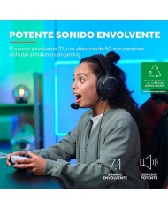 AURICULARES + MICROFONO TRUST GAMING RGB GXT 490 FAYZO HEADSET 7.1 BLACK