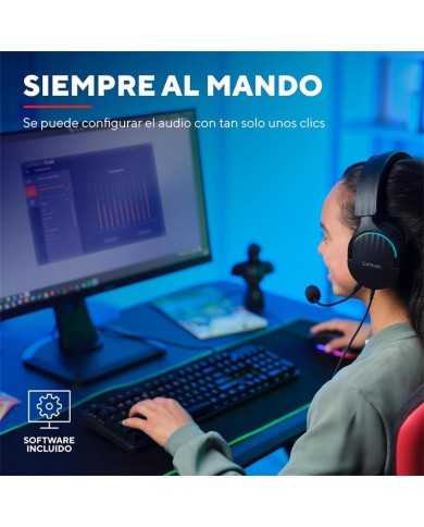 AURICULARES + MICROFONO TRUST GAMING RGB GXT 490 FAYZO HEADSET 7.1 BLACK AURICULARES + MICROFONO TRUST GAMING RGB GXT 490 FAYZO HEADSET 7.1 BLACK