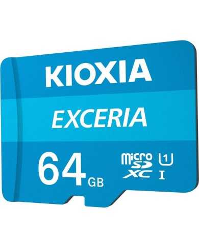 MEMORIA MICRO SD 64GB TOSHIBA KIOXIA XC C10 + ADAPTADOR SD