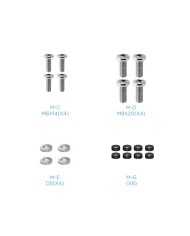 ADAPTADOR MONITOR VESA TOOQ 50x50 - 200x200 HASTA 30KG 23-45 BLACK
