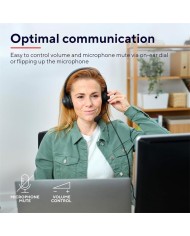 AURICULARES + MICROFONO TRUST AYDA HEADSET PC AUX BLACK