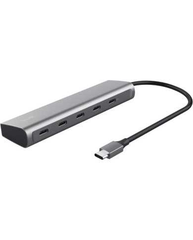 HUB USB-C TRUST 5 PUERTOS HALYX USB-C 3.2