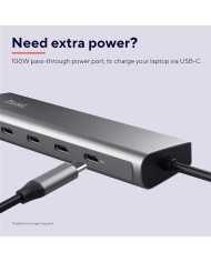 HUB USB-C TRUST 5 PUERTOS HALYX USB-C 3.2