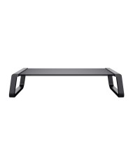 SOPORTE SOBREMESA TRUST MONTA TV/MONITOR CRISTAL ERGONOMIC BLACK SOPORTE SOBREMESA TRUST MONTA TV/MONITOR CRISTAL ERGONOMIC BLACK