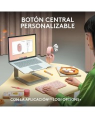 RATON LOGITECH PEBBLE 2 M350S WIRELESS ROSE