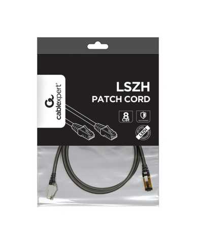 CABLE DE RED CAT.8 S/FTP 1.5M GEMBIRD BLACK