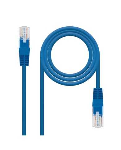 CABLE DE RED CAT.6 UTP FLEX 2M NANOCABLE BLUE