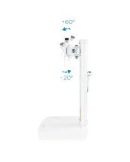 SOPORTE DE MESA TV MONITOR TOOQ REG.ALTURA GIR. INCL. 17-27 WHITE