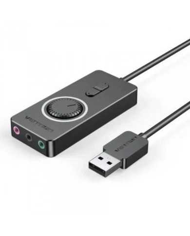 TARJETA DE SONIDO VENTION CDRBB USB 2.0/X3 JACK 3.5MM TARJETA DE SONIDO VENTION CDRBB USB 2.0/X3 JACK 3.5MM