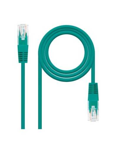 CABLE DE RED CAT.6 UTP FLEX 2M NANOCABLE GREEN
